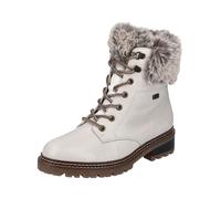 Schnürstiefelette REMONTE "Remonte Stiefelette Glattleder", Damen, Gr. 39, weiß, Glattleder, Schuhe Schnürstiefelette (95586817-39) weiß