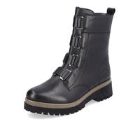 Remonte Stiefelette Glattleder Schwarz Warmfutter