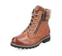 Schnürstiefelette REMONTE "Remonte Stiefelette Glattleder", Damen, Gr. 43, braun (muskat), Glattleder, Schuhe Schnürstiefelette (16662814-43) muskat