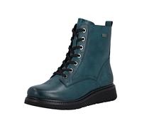Schnürstiefelette REMONTE "Remonte Stiefelette Leder", Damen, Gr. 37, blau (petrol), Leder, Schuhe Schnürstiefelette (11041057-37) petrol