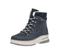 Schnürstiefelette REMONTE "Remonte Stiefelette Leder", Damen, Gr. 44, pazifik, Leder, Schuhe Schnürstiefelette (90766731-44) pazifik