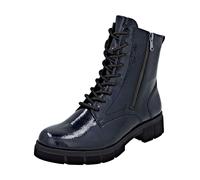 Schnürstiefelette REMONTE "Remonte Stiefelette Lederimitat", Damen, Gr. 40, blau (nachtblau), Lederimitat, Schuhe Schnürstiefelette (65018461-40) nachtblau
