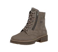 Schnürstiefelette REMONTE "Remonte Stiefelette Veloursleder", Damen, Gr. 37, Lammwolle, beige, Veloursleder, Schuhe Schnürstiefelette (69552437-37) beige