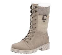 Schnürstiefelette REMONTE "Remonte Stiefelette Veloursleder", Damen, Gr. 40, camel, Veloursleder, Schuhe Schnürstiefelette (33315720-40) camel