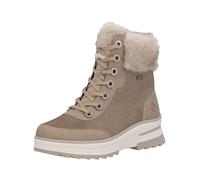 Winterstiefelette REMONTE "FIBER GRIP", Damen, Gr. 40, camelfarben, beige, Leder, Textil, Veloursleder, Schuhe, Winterboots, Outdoorboots mit wasserabweisender TEX-Membran (40175328-40) camelfarben, b