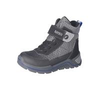 Schnürstiefelette RICOSTA "Ricosta Stiefelette Lederimitat/Textil", Jungen, Gr. 32, schwarz, Lederimitat, Textil, Schuhe Schnürstiefelette (69520405-32)