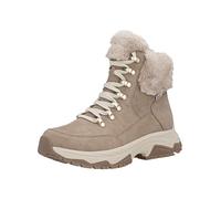 Schnürstiefelette RIEKER "Rieker Stiefelette Glattleder", Damen, Gr. 38, beige (camel), Glattleder, Schuhe Schnürstiefelette (60203323-38) camel