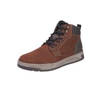 Schnürstiefelette RIEKER "Rieker Stiefelette Glattleder", Herren, Gr. 41, braun, Glattleder, Schuhe Schnürstiefelette (69106234-41) braun