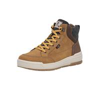 Schnürstiefelette RIEKER "Rieker Stiefelette Leder", Damen, Gr. 42, braun (beige, braun), Leder, Schuhe Schnürstiefelette (43450711-42) beige, braun