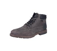 Schnürstiefelette RIEKER "Rieker Stiefelette Leder", Herren, Gr. 40, grau (asphalt), Leder, casual, Schuhe (25962125-40) asphalt
