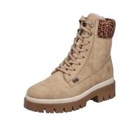 Schnürstiefelette RIEKER "Rieker Stiefelette Lederimitat", Damen, Gr. 43, hellbraun, Lederimitat, Schuhe Schnürstiefelette (59210543-43) hellbraun