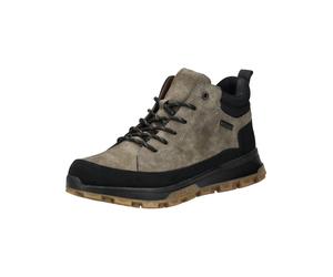 Schnürstiefelette RIEKER "Rieker Stiefelette Lederimitat", Damen, Gr. 46, schwarz (schwarz, braun), Lederimitat, Schuhe Schnürstiefelette (75100766-46) schwarz, braun