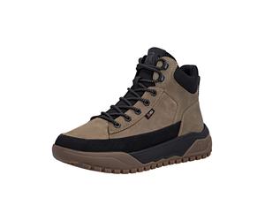 Schnürstiefelette RIEKER "Rieker Stiefelette Lederimitat", Herren, Gr. 44, schwarz, braun, Lederimitat, Schuhe Schnürstiefelette (52378823-44) schwarz, braun