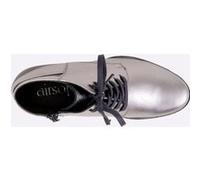 Schnürstiefelette HEINE, Damen, Gr. 38, grau (silbergrau), Leder, Schuhe Schnürstiefelette (33819619-38) silbergrau
