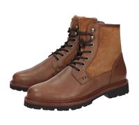 Schnürstiefelette SIOUX "Adalrik-702-LF-H", Damen, Gr. 44 (UK 9 1/2), schwarz, Obermaterial: 50% Kalbsleder CAL. 50% Lammveloursleder LAVL. 100% Gummi rubber., Schuhe Schnürstiefelette (16001763-44) s
