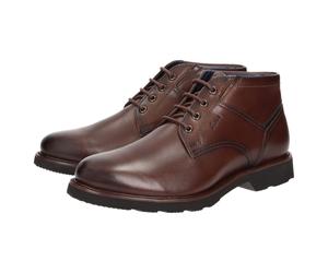 Schnürstiefelette SIOUX "Dilip-718-H", Damen, Gr. 44.5 (UK 10), braun, Obermaterial: 100% Kalbsleder CAL. 100% Gummi rubber., Schuhe Schnürstiefelette (37817428-44,5) braun