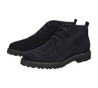 Schnürstiefelette SIOUX "Meredith-702-H", Damen, Gr. 39.5 (UK 6), blau (dunkelblau), Obermaterial: 100% Lammveloursleder LAVL. 100% Gummi rubber., Schuhe Schnürstiefelette (94680202-39,5) dunkelblau