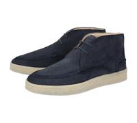 Schnürstiefelette SIOUX "Urandolo-700", Damen, Gr. 41 (UK 7), blau, Obermaterial: 100% Kalbsveloursleder CAVL. 100% Gummi rubber., Schuhe Schnürstiefelette (89646225-41) blau