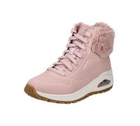 Schnürstiefelette SKECHERS "Skechers Sneaker Lederimitat/Textil", Damen, Gr. 40, pink, Lederimitat, Textil, Schuhe Schnürstiefelette (33847502-40)