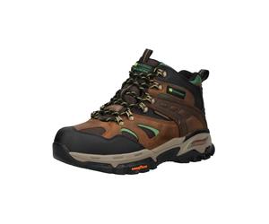 Schnürstiefelette SKECHERS "Skechers Stiefelette Leder", Herren, Gr. 42, braun, Leder, Schuhe Schnürstiefelette (68112819-42) braun