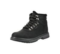 Schnürstiefelette SKECHERS "Skechers Stiefelette Lederimitat", Damen, Gr. 46, schwarz, Lederimitat, Schuhe Schnürstiefelette (74048732-46) schwarz