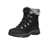 Schnürstiefelette SKECHERS "Skechers Stiefelette Lederimitat/Textil", Damen, Gr. 36, schwarz, Lederimitat, Textil, Schuhe Schnürstiefelette (76102512-36) schwarz