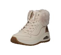 Schnürstiefelette SKECHERS "Skechers Stiefelette Lederimitat/Textil", Damen, Gr. 40, beige (hellbeige), Lederimitat, Textil, Schuhe Schnürstiefelette (26116369-40) hellbeige