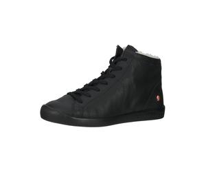 Schnürstiefelette SOFTINOS "softinos Stiefelette Leder", Damen, Gr. 38, schwarz, Leder, Schuhe Schnürstiefelette (57703747-38) schwarz