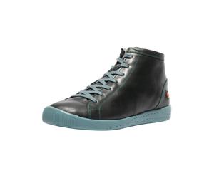 Schnürstiefelette SOFTINOS "softinos Stiefelette Leder", Damen, Gr. 39, forest, Leder, Schuhe Schnürstiefelette (55088348-39) forest