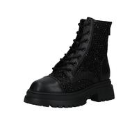 Schnürstiefelette STEVE MADDEN "STEVE MADDEN Stiefelette Leder/Synthetik", Damen, Gr. 40, schwarz kombi, Leder, Synthetik, Schuhe Schnürstiefelette (20505110-40) schwarz kombi