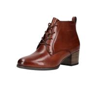 Schnürstiefelette TAMARIS "Tamaris Stiefelette Leder", Damen, Gr. 40, braun (cognac), Leder, Schuhe Schnürstiefelette (70116807-40) cognac