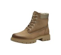 Schnürstiefelette TAMARIS "Tamaris Stiefelette Nubukleder/Textil", Damen, Gr. 40, braun (camel), Nubukleder, Textil, Schuhe Schnürstiefelette (57694261-40) camel