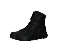Schnürstiefelette THINK "Think Stiefelette Glattleder", Damen, Gr. 38,5, schwarz, Glattleder, Schuhe Schnürstiefelette (93605547-38,5) schwarz