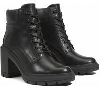Schnürstiefelette TIMBERLAND "ALLINGTON HEIGHTSMID LACE UP BOOT", Damen, Gr. 41,5, schwarz, Leder, Synthetik, Schuhe Schnürstiefelette, Winterschuhe, Winterstiefel, Schnürboots, Winterboots (81244037-