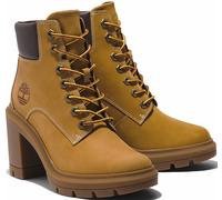 Schnürstiefelette TIMBERLAND "ALLINGTON HEIGHTSMID LACE UP BOOT", Damen, Gr. 41, gelb (wheat), Leder, Synthetik, Schuhe Schnürstiefelette, Winterschuhe, Winterstiefel, Schnürboots, Winterboots (532401