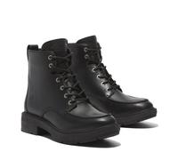 Schnürstiefelette TIMBERLAND "BRIMFIELD MID LACE UP BOOT", Damen, Gr. 38, schwarz (schwarz full grain), Leder, Schuhe Schnürstiefelette, Winterschuhe, Winterstiefel, Schnürboots, Winterboots (34162648