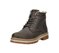 Schnürstiefelette TOM TAILOR "Tom Tailor Stiefelette Lederimitat", Damen, Gr. 40, mokka, Lederimitat, Schuhe Schnürstiefelette (37278114-40) mokka