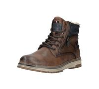 Schnürstiefelette TOM TAILOR "Tom Tailor Stiefelette Lederimitat", Damen, Gr. 41, mokka, Lederimitat, Schuhe Schnürstiefelette (18492422-41) mokka