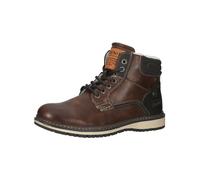 Schnürstiefelette TOM TAILOR "Tom Tailor Stiefelette PU", Herren, Gr. 45, braun (cognac), Synthetik, Schuhe Schnürstiefelette (82576258-45) cognac