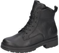 Schnürstiefelette WALDLÄUFER "K-ZOE", Damen, Gr. 6,5, schwarz, Nappaleder, Nubukleder, unifarben, Schuhe Schnürstiefelette, Schnürboots, Winterboots, mit Filz-Innensohle, K-Weite (39032838-6,5)