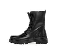 Schnürstiefeletten schwarz (uni) - Gr. - 38 EU | 5 UK