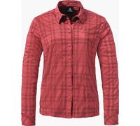 Outdoorbluse SCHÖFFEL "Hiking Blouse Style Yekuro WMS", Damen, Gr. 42, rosa (2675, rosa), Oberstoff: 81% Polyester, 14% Nylon, 5% Elasthan, Basic, V-Ausschnitt, Blusen (40658864-42) 2675, rosa