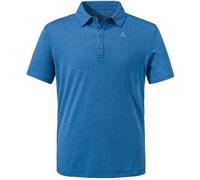 Schöffel Herren CIRC Polo Shirt Tauron M, kreislauffähiges Wandershirt, schnell trocknendes, leichtes Poloshirt mit fast 100 % Recyclingfähigkeit, cornflower blue, 48