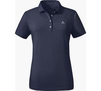 Schöffel Damen Poloshirt CIRC Tauron L – kreislauffähig, schnell trocknend – Navy Blazer 42