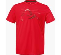 Funktionsshirt SCHÖFFEL "CIRC T Shirt Sulten M", Herren, Gr. 48, 2605, rot, Oberstoff: 100% Polyester, Rundhals, Shirts Funktionsshirt (57329250-48) 2605, rot