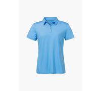 Schöffel Damen Poloshirt Kurzarmshirt T-Shirt CIRC Polo Shirt Tauron, Farbe:Hellblau, Größe:36, Artikel:-8105 Electric Sky
