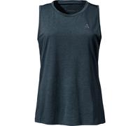 Schöffel Damen CIRC Top Tauron L, leichtes Tank Top mit hohem Feuchtigkeitstransport, schnelltrocknendes Funktionsshirt mit Fast 100% Recyclingfähigkeit, Navy Blazer, 34
