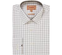 Schöffel Country Karohemd Burnham Tattersall Dark Olive Tattersall (Größe: XXL) UK 17.5 weiß