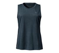 Schöffel Damen CIRC Top Tauron L, leichtes Tank Top mit hohem Feuchtigkeitstransport, schnelltrocknendes Funktionsshirt mit Fast 100% Recyclingfähigkeit, Navy Blazer, 46