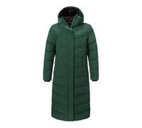 Schöffel Damen Down Coat Style Vindave WMS, wasserabweisender Wintermantel aus recyceltem Material, wärmende Daunenjacke mit legerer Passform, dark jade, 46